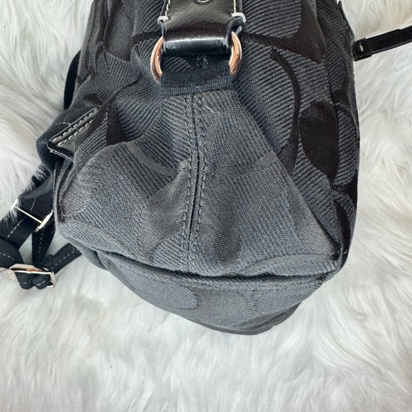 Coach Kyra Daisy Signature Black Y2K Backpack - Picture 6 of 10